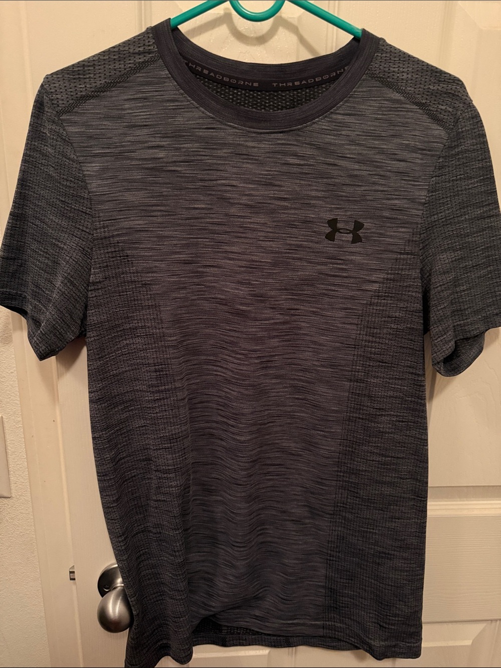 Under Armour Men’s Charcoal Heather Performance Tee - Grey/Black